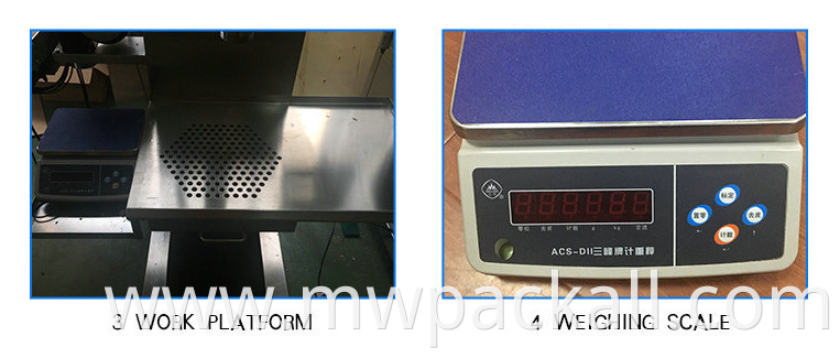 Automatic Servo Motor Auger Dry Grain Powder Particle Weighting Filling Machine 2 Years Warranty